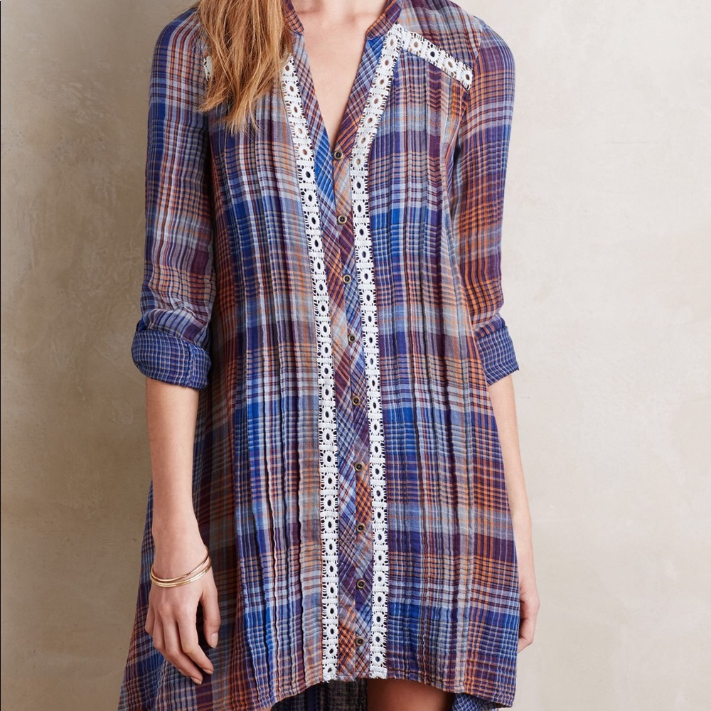 Anthropologie Holding Horses Abita Shirtdress XXSP